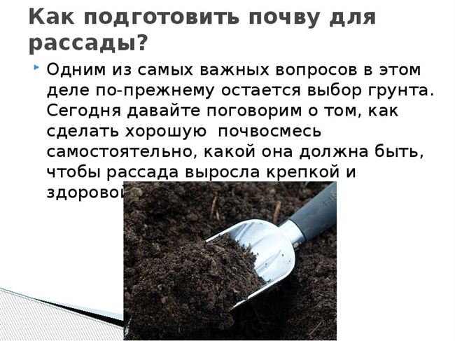Подготовка почвы к посеву рассады 1 90 садовод вконтакте