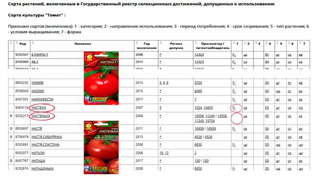 Рейтинг сортов по характеристикам и размерам плодов
